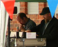 Mat Waldron and Steven Stapleton at Wet Sounds